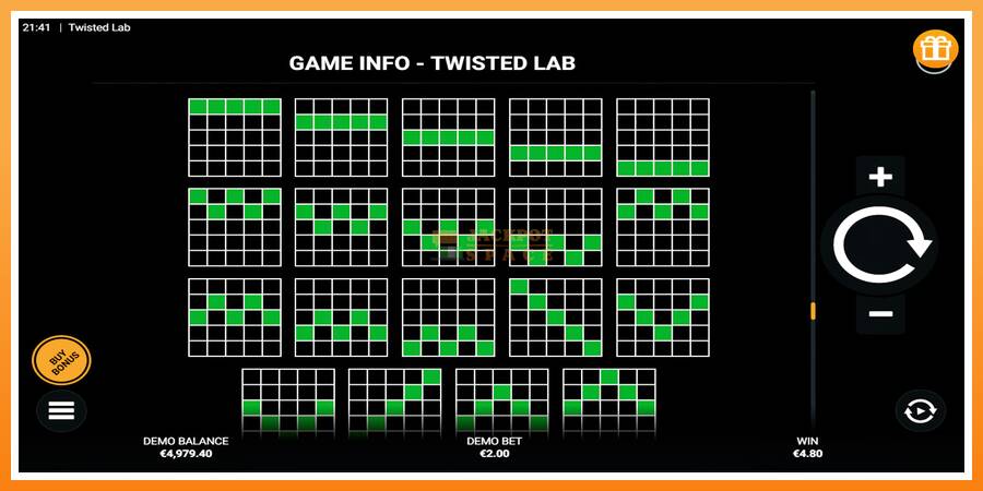 Twisted Lab leikjavél fyrir peninga, mynd 7