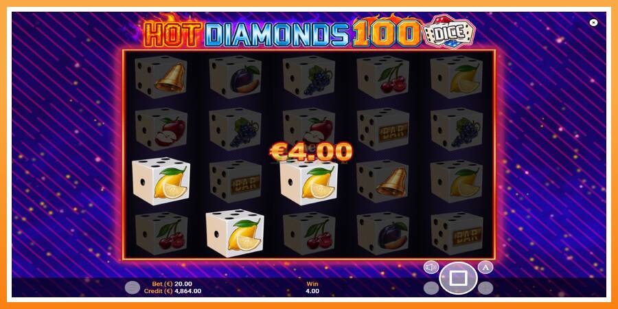 Hot Diamonds 100 Dice leikjavél fyrir peninga, mynd 4