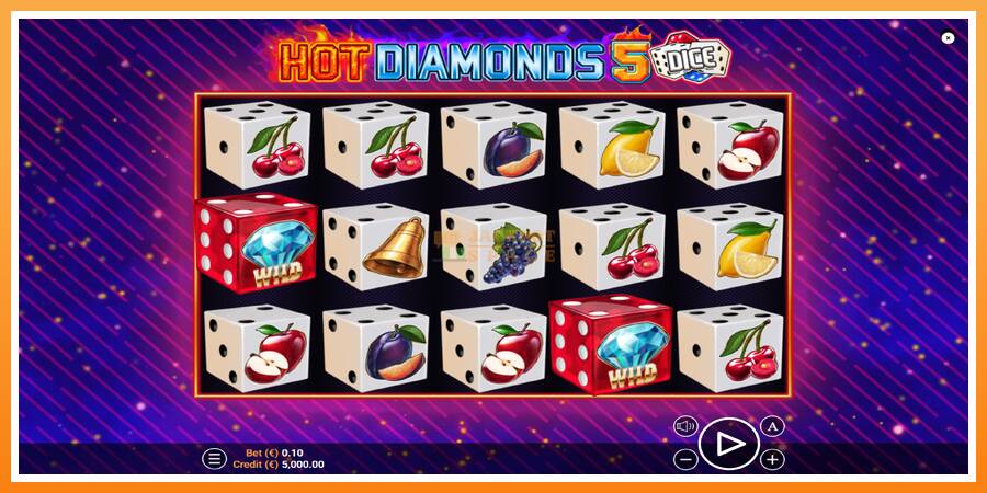 Hot Diamonds 5 Dice leikjavél fyrir peninga, mynd 1