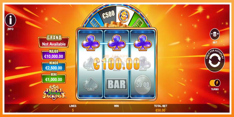 Triple Money Jackpot leikjavél fyrir peninga, mynd 4