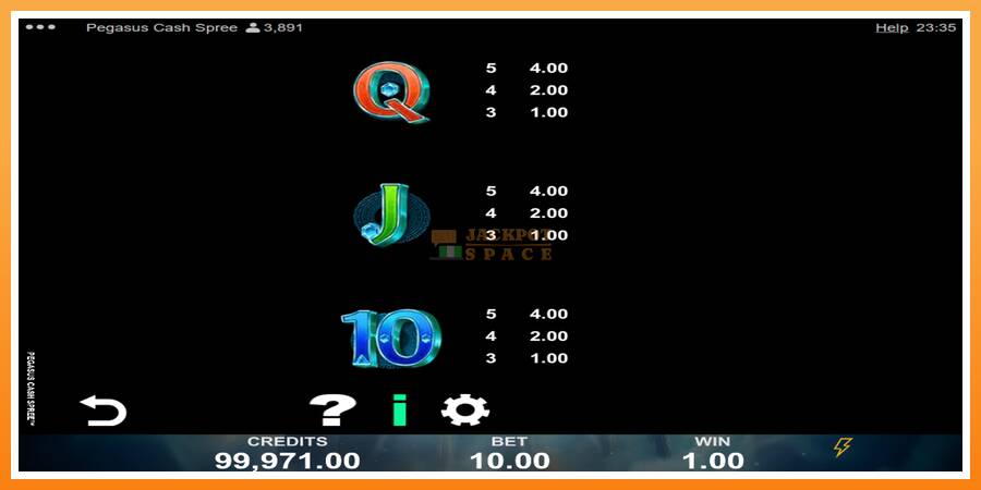 Pegasus Cash Spree leikjavél fyrir peninga, mynd 6