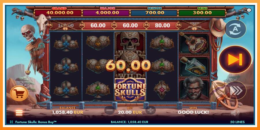 Fortune Skulls Bonus Buy leikjavél fyrir peninga, mynd 3