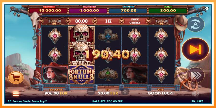 Fortune Skulls Bonus Buy leikjavél fyrir peninga, mynd 4