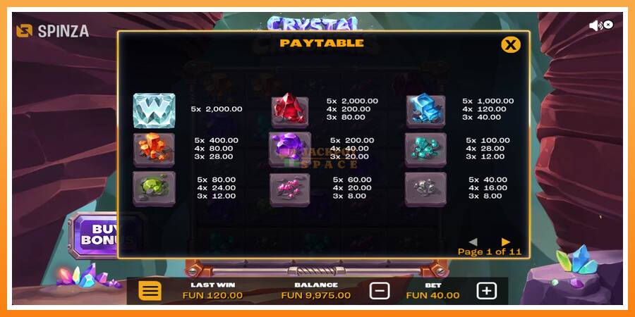 Crystal Crushers leikjavél fyrir peninga, mynd 5