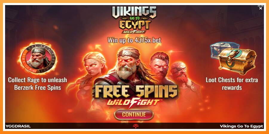 Vikings Go To Egypt Wild Fight leikjavél fyrir peninga, mynd 1