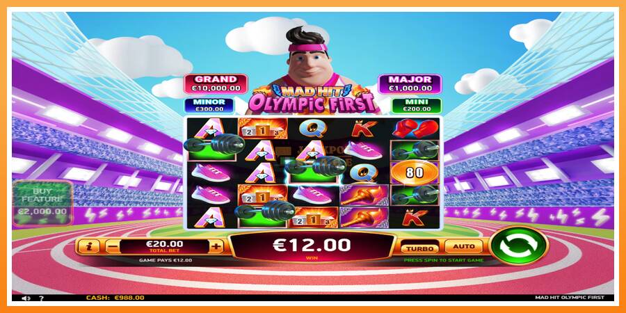 Mad Hit Olympic First leikjavél fyrir peninga, mynd 3