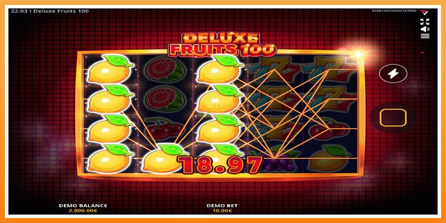 Deluxe Fruits 100 leikjavél fyrir peninga, mynd 2