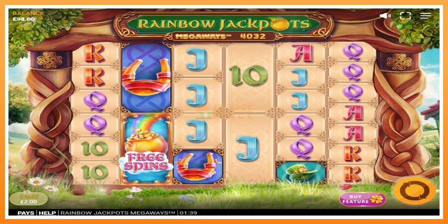 Rainbow Jackpots Megaways leikjavél fyrir peninga, mynd 2