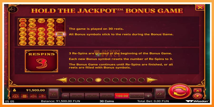 30 Coins Score The Jackpot leikjavél fyrir peninga, mynd 7