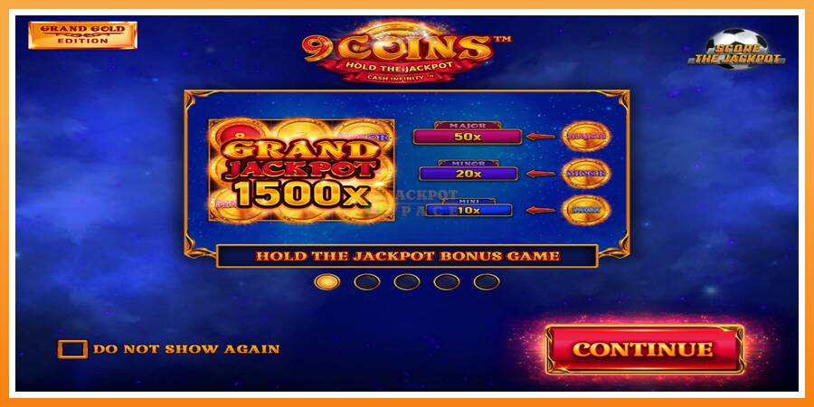 9 Coins Grand Gold Edition Score The Jackpot leikjavél fyrir peninga, mynd 1