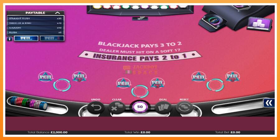 Blackjack Trilux leikjavél fyrir peninga, mynd 2