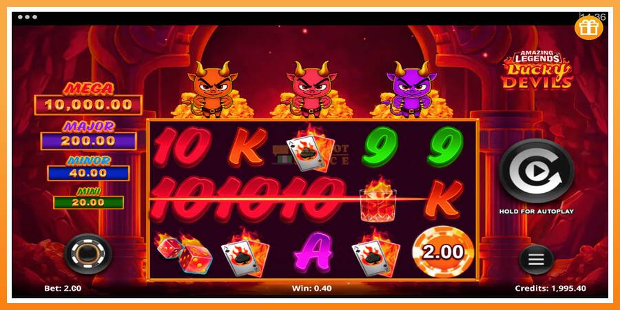 Amazing Legends Lucky Devils leikjavél fyrir peninga, mynd 4