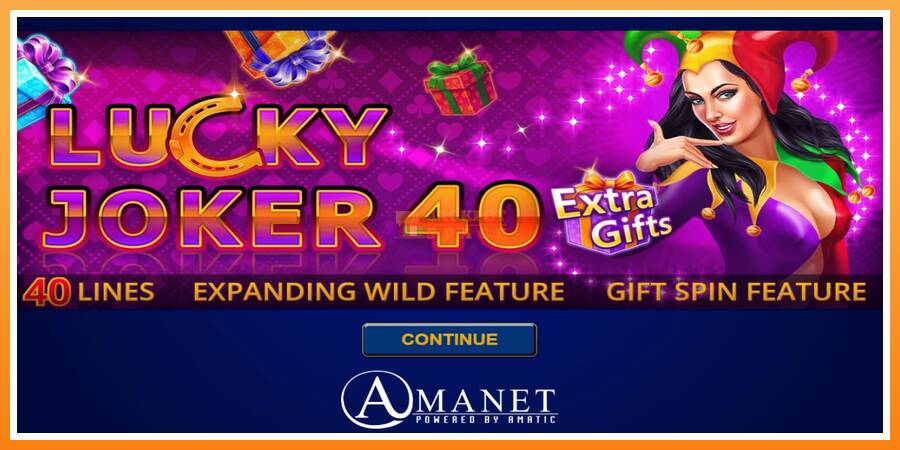 Lucky Joker 40 Extra Gifts leikjavél fyrir peninga, mynd 1