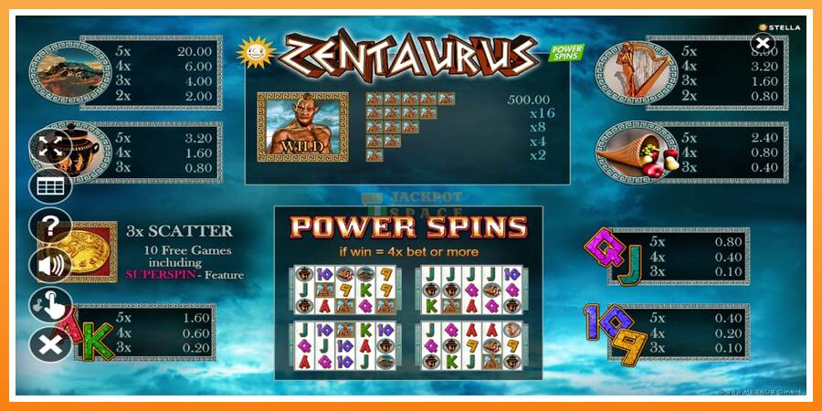 Zentaurus Power Spins leikjavél fyrir peninga, mynd 5