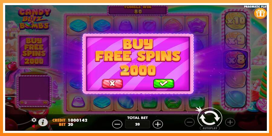 Candy Blitz Bombs leikjavél fyrir peninga, mynd 4