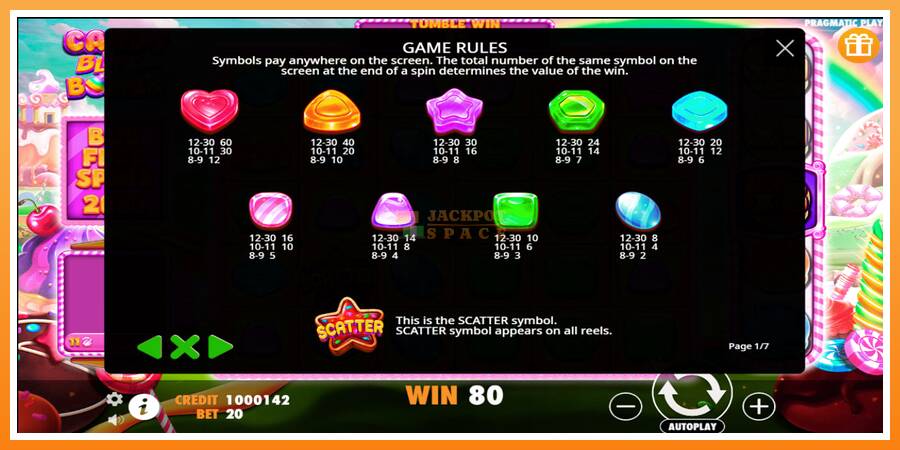 Candy Blitz Bombs leikjavél fyrir peninga, mynd 7