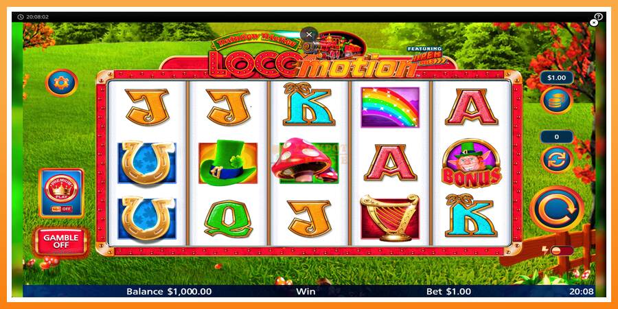 Rainbow Riches Locomotion leikjavél fyrir peninga, mynd 1