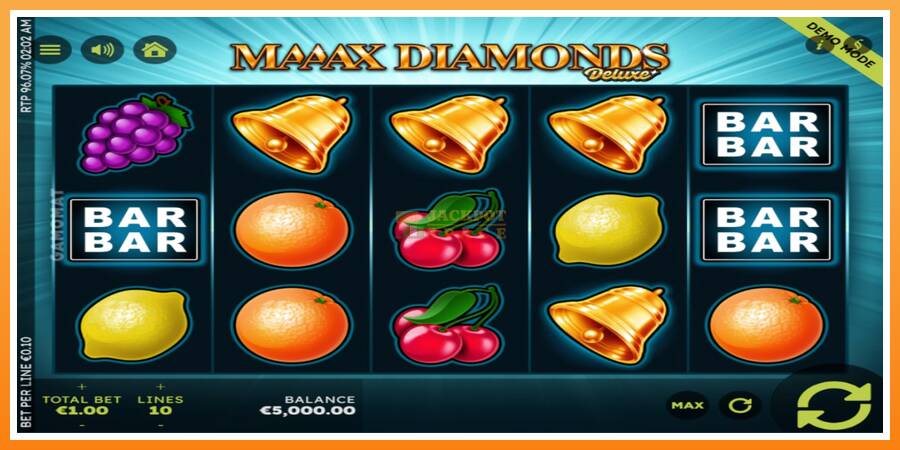 Maaax Diamonds Deluxe leikjavél fyrir peninga, mynd 2