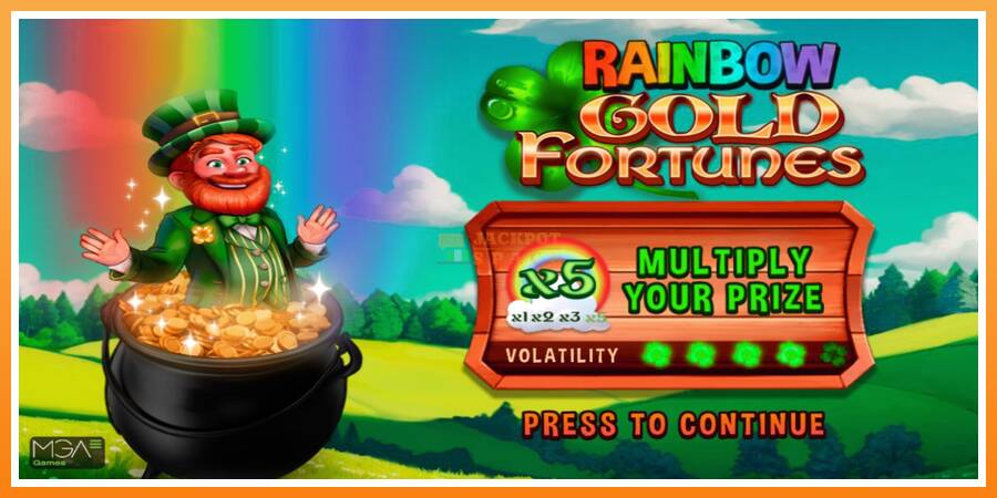 Rainbow Gold Fortunes leikjavél fyrir peninga, mynd 1