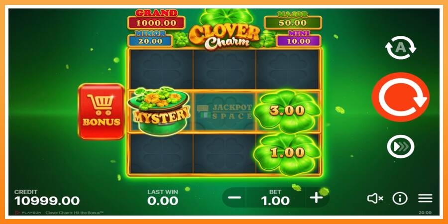 Clover Charm: Hit the Bonus leikjavél fyrir peninga, mynd 2