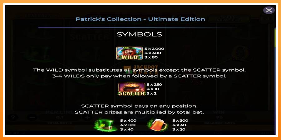 Patricks Collection - Ultimate Edition leikjavél fyrir peninga, mynd 4