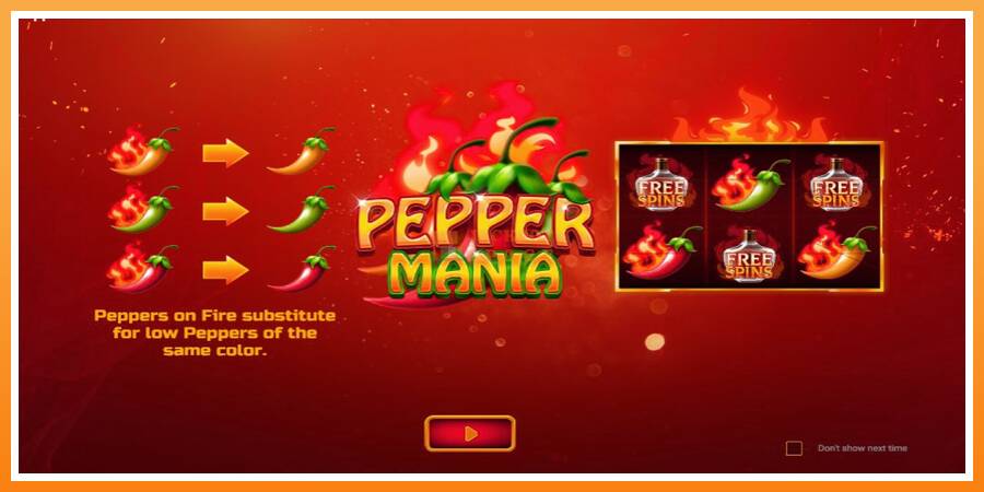 Pepper Mania leikjavél fyrir peninga, mynd 1