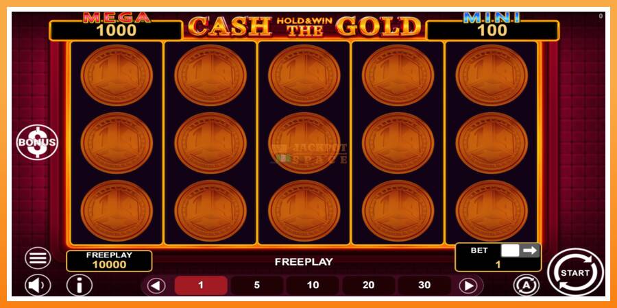 Cash The Gold Hold & Win leikjavél fyrir peninga, mynd 2