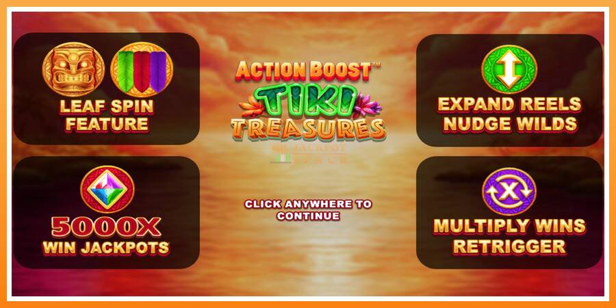 Action Boost Tiki Treasures leikjavél fyrir peninga, mynd 1