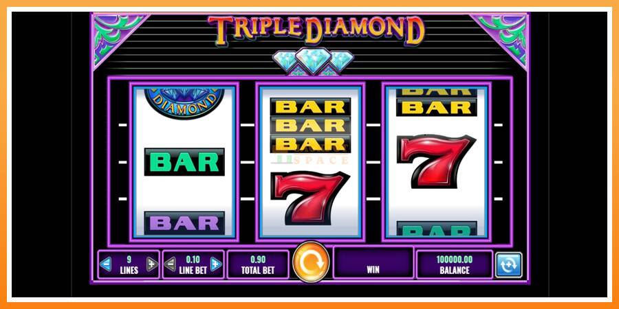 Triple Diamond leikjavél fyrir peninga, mynd 1