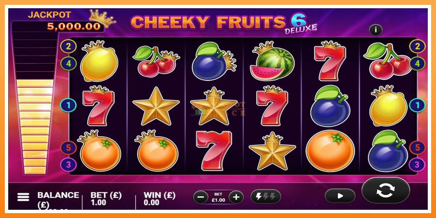 Cheeky Fruits 6 Deluxe leikjavél fyrir peninga, mynd 1