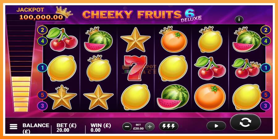 Cheeky Fruits 6 Deluxe leikjavél fyrir peninga, mynd 4