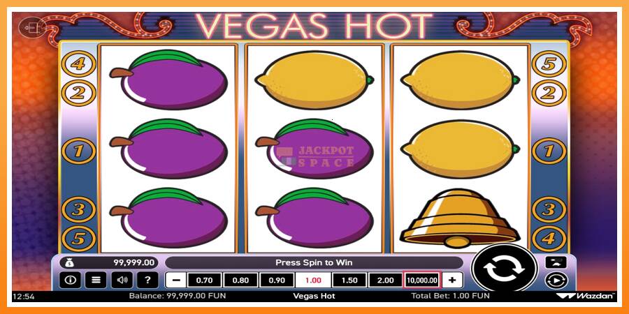 Vegas Hot leikjavél fyrir peninga, mynd 1