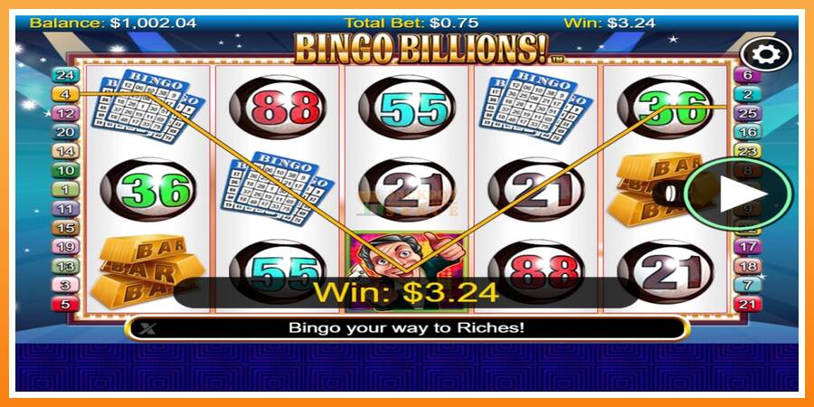 Bingo Billions leikjavél fyrir peninga, mynd 3