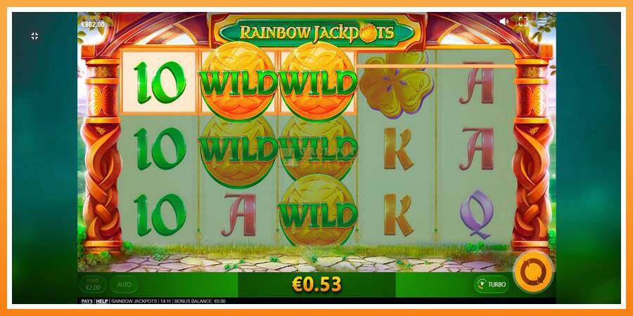 Rainbow Jackpots leikjavél fyrir peninga, mynd 2